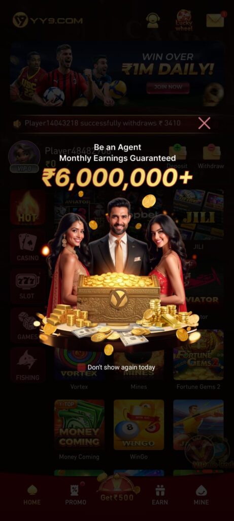 YY9 Game APK download screen for Android mobile users