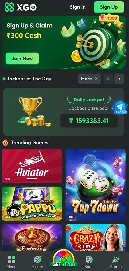 XGO Game online earning gaming app India